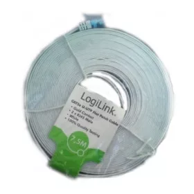   LogiLink Patch kábel SlimLine, lapos, Cat.5e, U/UTP, fehér, 5 m (CP0137)