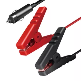   Logilink Hálózati adapter kábel, szivargyújtó/M az aligátorcsipeszhez, fekete/piros, 2 m (CP0400)