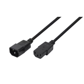   Logilink Tápkábel hosszabbító, IEC C14 - IEC C13, fekete, 1,8 m (CP091)