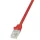 LogiLink Patch kábel Econline, Cat.5e, U/UTP, piros, 0,25 m (CP1014U)