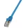LogiLink Patch kábel Econline, Cat.5e, F/UTP, kék, 0,5 m (CP1026S)
