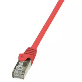   LogiLink Patch kábel Econline, Cat.5e, F/UTP, piros, 7,5 m (CP1084S)