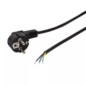   Logilink Tápkábel, CEE 7/7 (90 ) a nyitott véghez, 1,5 m (CP135)