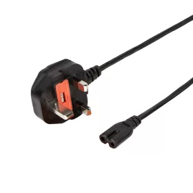   Logilink Tápkábel, BS 1363 (UK) az IEC C7-re, fekete, 1,8 m (CP166)