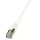LogiLink Patch kábel Econline, Cat.6, F/UTP, fehér, 0,25 m (CP2011S)