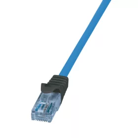   Logilink Prémium patch kábel, Cat.6A, U/UTP, 10G/PoE/HDBT, kék, 20 m (CPP020)