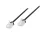 Logilink Cat.6A Slim High-Flex patch kábel fekete 5,00 m (CQ3073U)