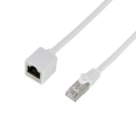   LogiLink Patch kábelhosszabbító prémium, Cat.6A, S/FTP, fehér, 3 m (CQX061S)