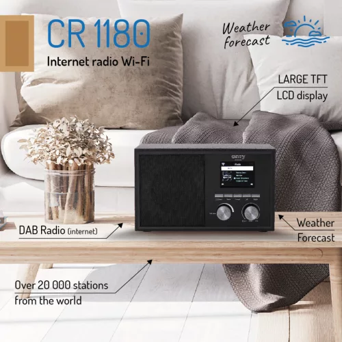 Camry CR 1180 Internet rádió