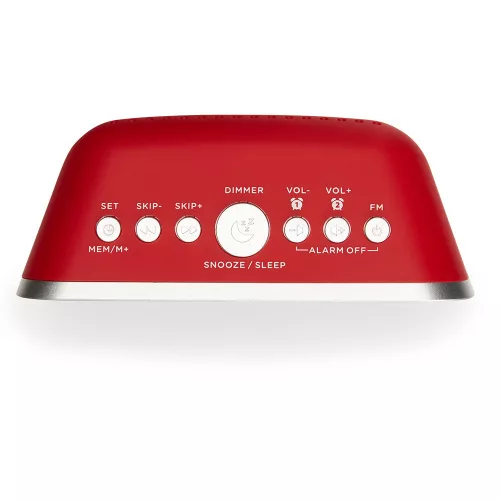 Aiwa CRU-19RD Ébresztőórás Rádió – Stílus és Funkcionalitás a Kényelmes Reggelért, piros színben
