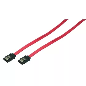   LogiLink SATA kábel, SATA/M - SATA/M, 6 Gbps, piros, 0,3 m (CS0009)
