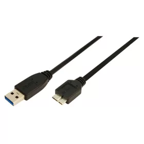   LogiLink USB 3.0 csatlakozó kábel A->B Micro 2x male 2.00 méter (CU0027)