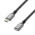 Logilink USB 3.2 Gen1 Type-C kábel, C/M-USB-C/F, PD, alu, fekete/szürke, 2 m (CUA0109)