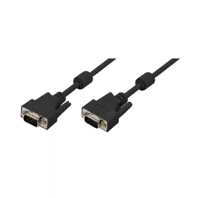   Logilink VGA kábel, HD15/M - HD15/M, 1080p, 2x ferrit, 5 m (CV0003)