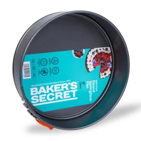   Baker's Secret DA00958 Baker's Secret - Essential Line - csatos sütőforma rozsdamentes acél csattal - 24 cm