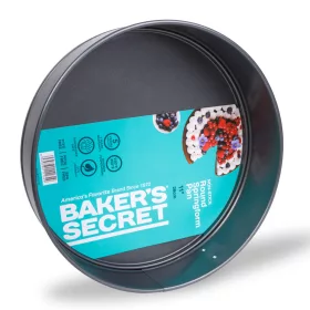   Baker's Secret DA00959 Baker's Secret - Essential Line - csatos sütőforma rozsdamentes acél csattal - 28 cm