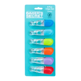   Baker's Secret DA00989 Baker's Secret - 6 darabos csipesz szett - mágneses