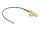 Delock Antenna kábel SMA 90  PCB anya válaszfali csatlakozóval apa I-PEX Inc., MHF  4L-dugó 1.13 15 cm menethossz 15 mm (DL-12031)