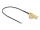 Delock Antenna kábel RP-SMA 90  PCB anya válaszfali csatlakozóval apa I-PEX Inc., MHF  4L-dugó 1.13 25 cm menethossz 15 mm (DL-12033)