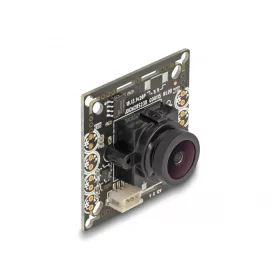   Delock Analóg CVBS kamera modul HDR 2,1 mega pixellel 130  V8 fix fókuszú (DL-12083)