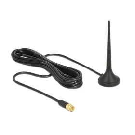   Delock LTE / GSM / UMTS antenna SMA-dugó 3 dBi irányítatlan, rögzített, mágneses talppal és csatlako (DL-12416)