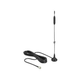   Delock LTE / GSM / UMTS antenna SMA-dugó 2-4 dBi irányítatlan, mágneses talppal és csatlakozókábelle (DL-12420)