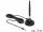 Delock GSM antenna SMA-dugó 3 dBi irányítatlan, rögzített, mágneses talppal és csatlakozókábellel (R (DL-12421)