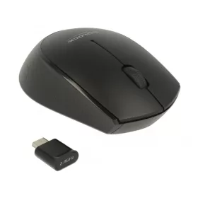   Delock Optikai USB Type-C háromgombos mini egér, 2,4 GHz-es, vezeték nélküli (DL-12526)