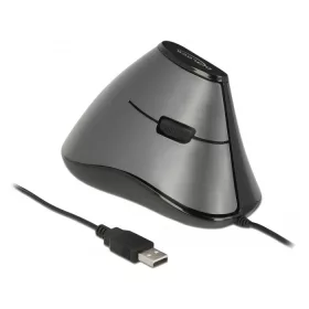   Delock 5 gombos, ergonomikus, függoleges optikai USB egér (DL-12527)