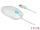Delock Optika LED-es egér 3 gombos, A-típusú USB, fehér színu (DL-12537)