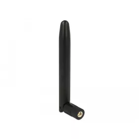   Delock LoRa 863-928 MHz Antenna SMA dugó 0,5 dBi irányított, csuklós csatlakozó, fekete (DL-12542)