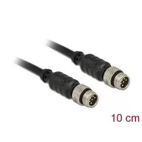   Delock M8 érzékelő / működtető kábel 6 tűs apa 6 tűs apa vízhatlan 10 cm Delock (DL-12688)