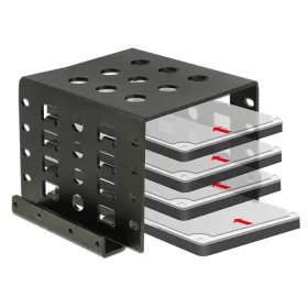 Delock Beépíto keret 4 x 2.5  - 3.5 , fekete (DL-18271)