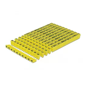   Delock 260 db. sárga kábel jelölő csat A-Z jelöléssel (DL-18303)