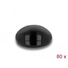   Delock Gumi alátét öntapadós 6 x 2 mm 80 db. fekete (DL-18307)
