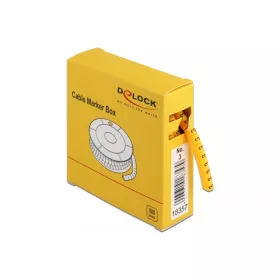 Delock 500 db. sárga kábeljelző doboz No. 3 (DL-18357)