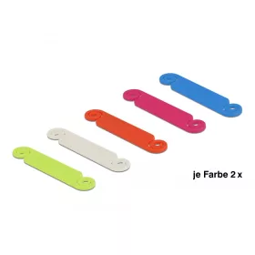   Delock Kábeljelző készlet 10 darab válogatott színben (DL-18406)