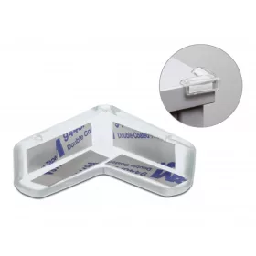   Delock Élvédő öntapadó 40 x 40 x 13 mm átlátszó (DL-18408)