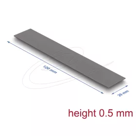   Delock Hővezető párna 120 x 20 x 0,5 mm M.2 modulokhoz 3,0 W/mK