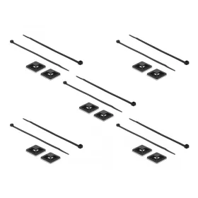   Delock Kábelkötegelő talp 30 x 30 mm, kábelkötegelővel, melynek hossza 200 mm x szélessége 4,8 mm fe (DL-18674)