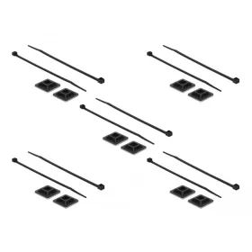   Delock Kábelkötegelő talp 28 x 28 mm, kábelkötegelővel, melynek hossza 300 mm x szélessége 3,4 mm fe (DL-18681)