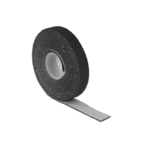   Delock Hurkolható rögzítok, 3 m x 13 mm (H x Sz) tekercs, fekete (DL-18710)