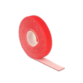   Delock Hurkolható rögzítok, 3 m x 13 mm (H x Sz) tekercs, piros (DL-18718)