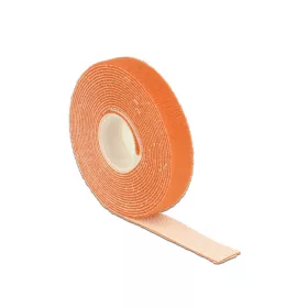   Delock Hurkolható rögzítok, 3 m x 13 mm (H x Sz) tekercs, narancssárga (DL-18742)