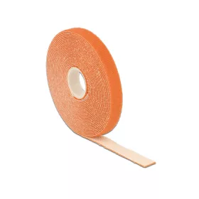   Delock Hurkolható rögzítok, 5 m x 13 mm (H x Sz) tekercs, narancssárga (DL-18743)