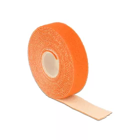   Delock Hurkolható rögzítok, 3 m x 20 mm (H x Sz) tekercs, narancssárga (DL-18746)