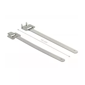   Delock Rozsdamentes acél, újrahasználható kábelkötegek összeköto kampóval hossz: 150 mm szélesség: 1 (DL-18762)