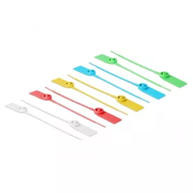   Delock Kábelkötegelok címkével hossz 180 x szélesség 2,5 mm 10 darabos (DL-18825)