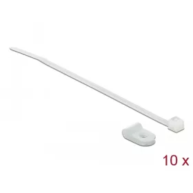   Delock Fehér színű, összekapcsoló pánt készlet 3,2 mm H 100 x Sz 2,5 mm kábelekkel (DL-18859)
