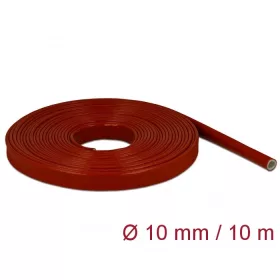   Delock Tűzvédelmi szilikon borítású takarás 10 m x 10 mm piros (DL-18899)